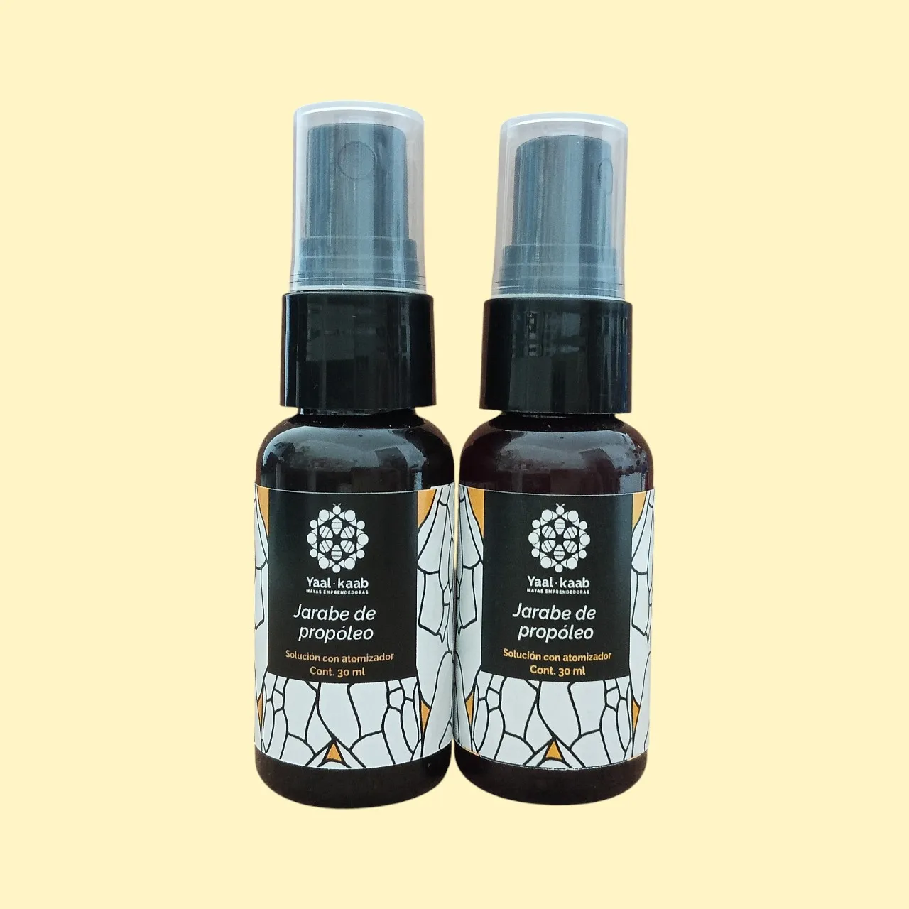 Jarabe de miel y propóleo melipona, Spray 30 ml.