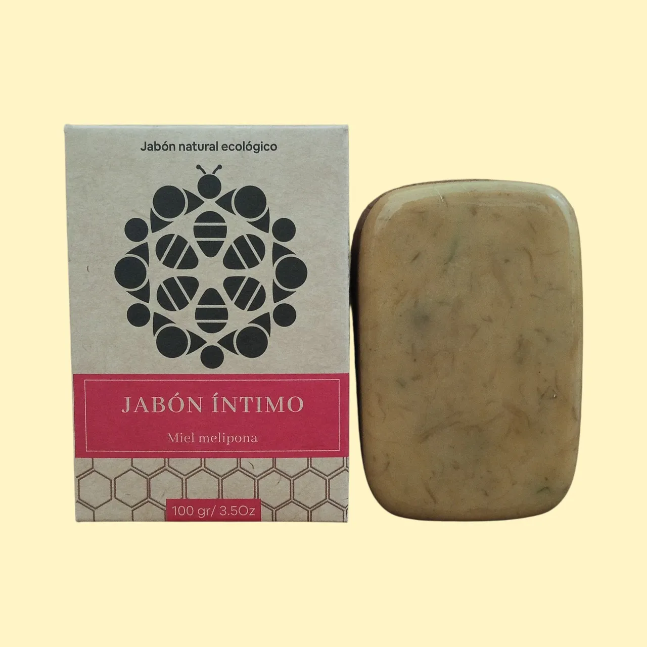 Jabón intimo con miel melipona 100 gr.